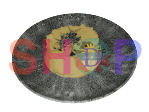 Mash Potato Grey Marble Plate