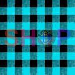Plaid Black Blue Buffalo