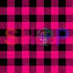 Plaid Black Hot Pink Buffalo