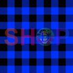 Plaid Black Navy Blue Buffalo