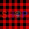 Plaid Black Red Buffalo