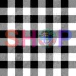 Plaid Black White Buffalo