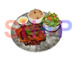 Baby Back Ribs With Glazed Honey Cinnamon BBQ Sauce