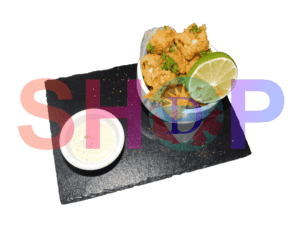 Calamari With Lime & Dipping Sauce
