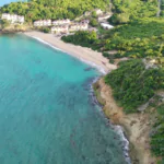 Hideaway Beach Panoramic Aerial View