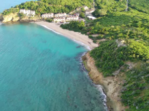 Hideaway Beach Panoramic Aerial View