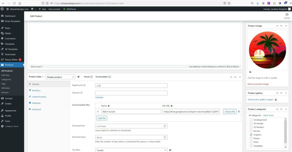 Site Tutorial Add Products 10