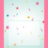Birthday Invitation DS Template Coral