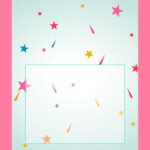 Birthday Invitation DS Template Coral