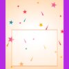 Birthday Invitation DS Template Purple