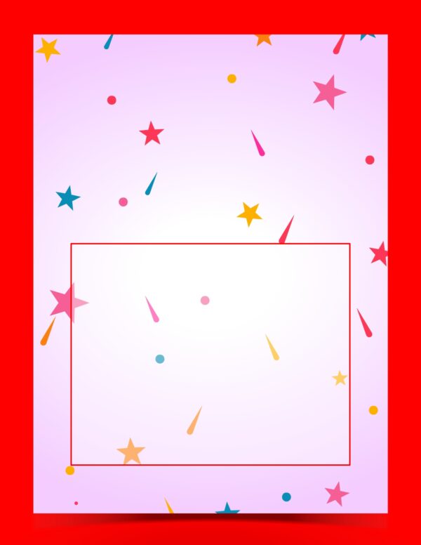 Birthday Invitation DS Template Red