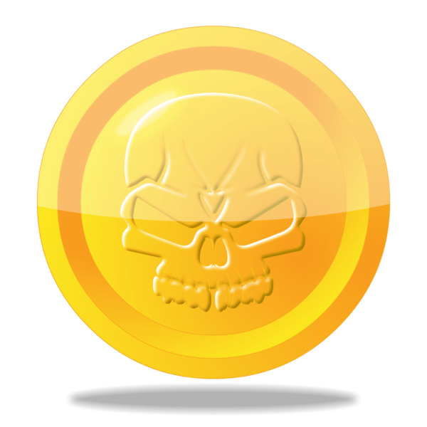 Coin UI Skull