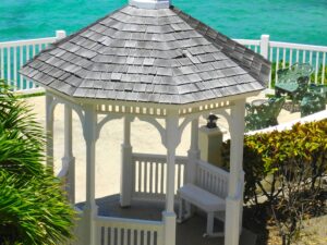 Gazebo Overlooking St. James Bay