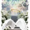 Heavenly Memorial Design in White Green 1