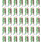 Merry Christmas Sublimation Ribbon Designs